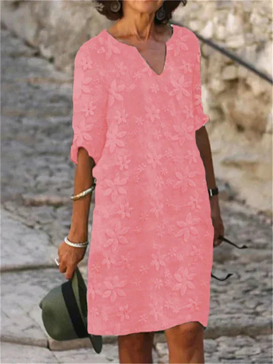 Liliana - Elegante abito midi floreale