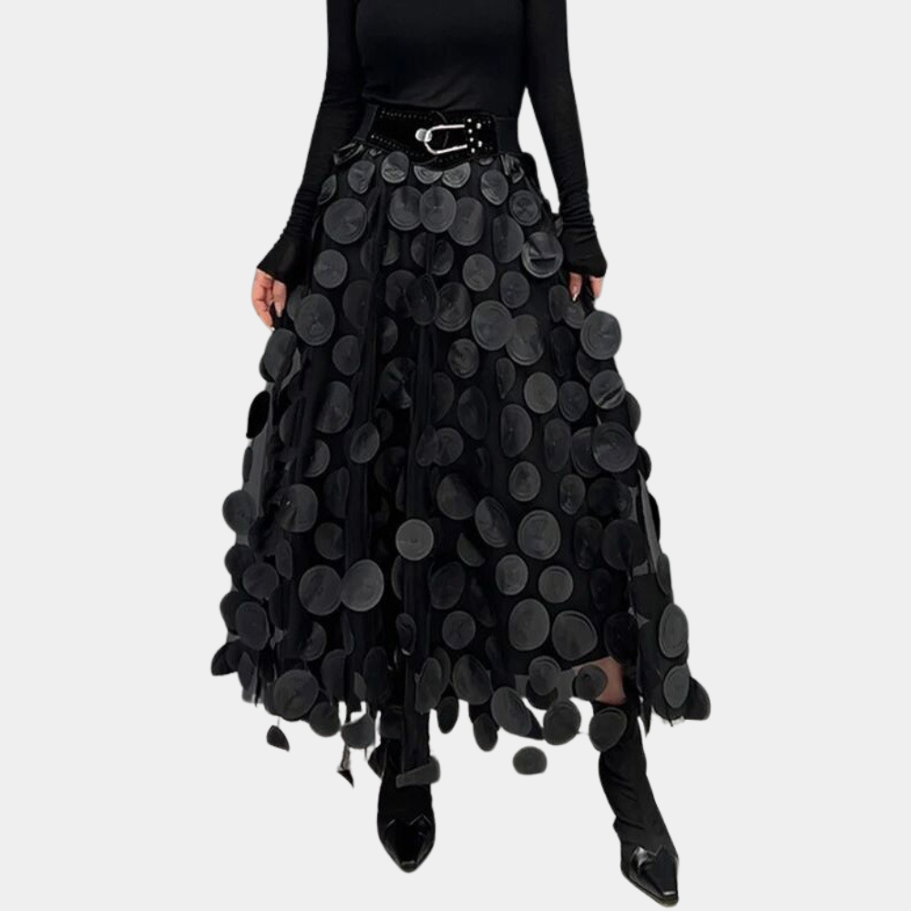 Gonna in tulle donna gonna lunga con punti 3D – look elegante e di grande effetto per occasioni speciali