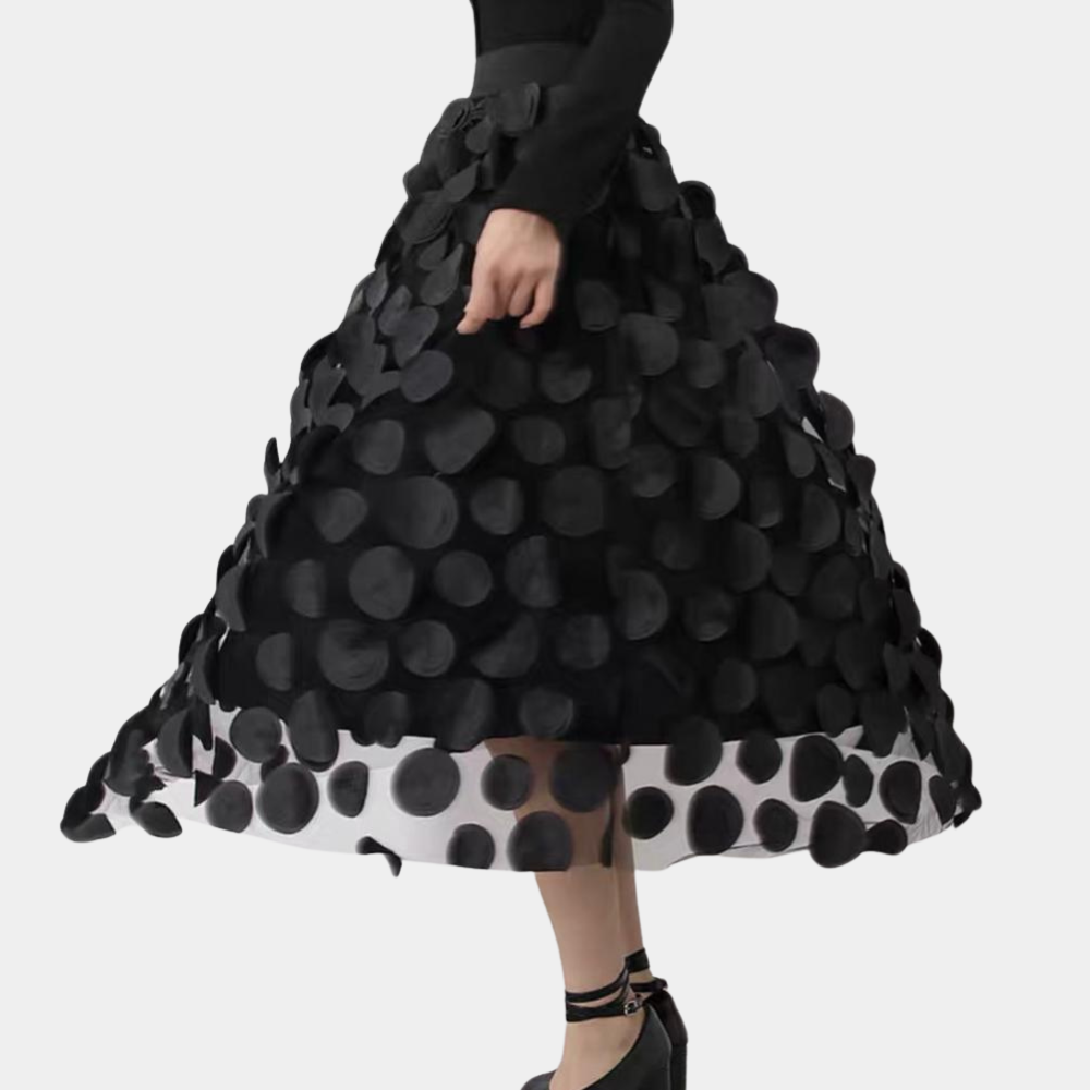 Gonna in tulle donna gonna lunga con punti 3D – look elegante e di grande effetto per occasioni speciali