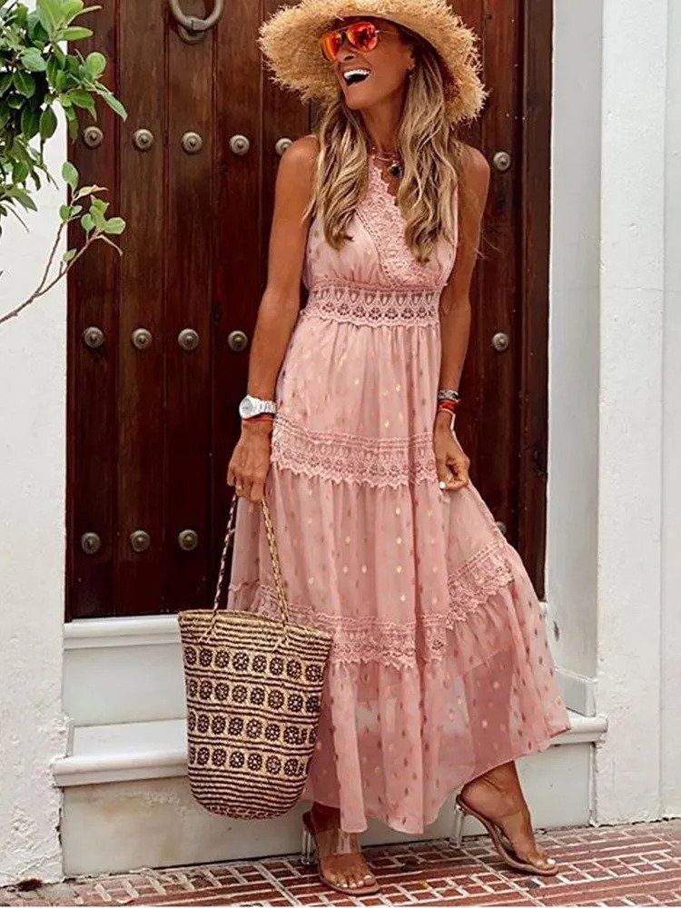 Robe maxi Damen