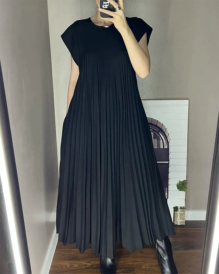 Fern – Élégante robe plissée sans manches pour le quotidien et les occasions spéciales