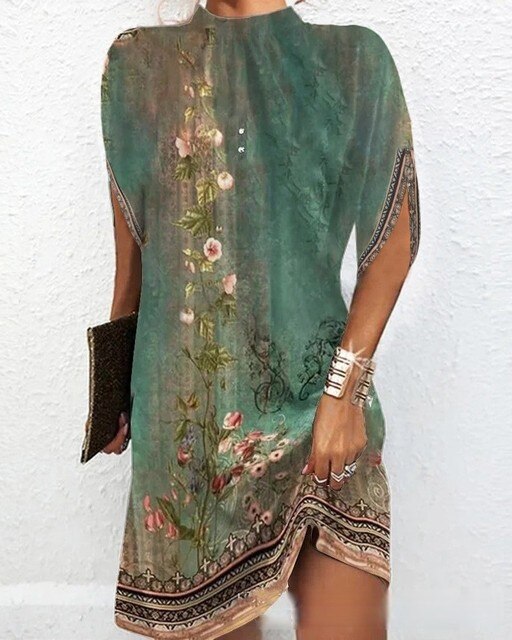 CIELO – Robe aérienne avec des motifs charmants