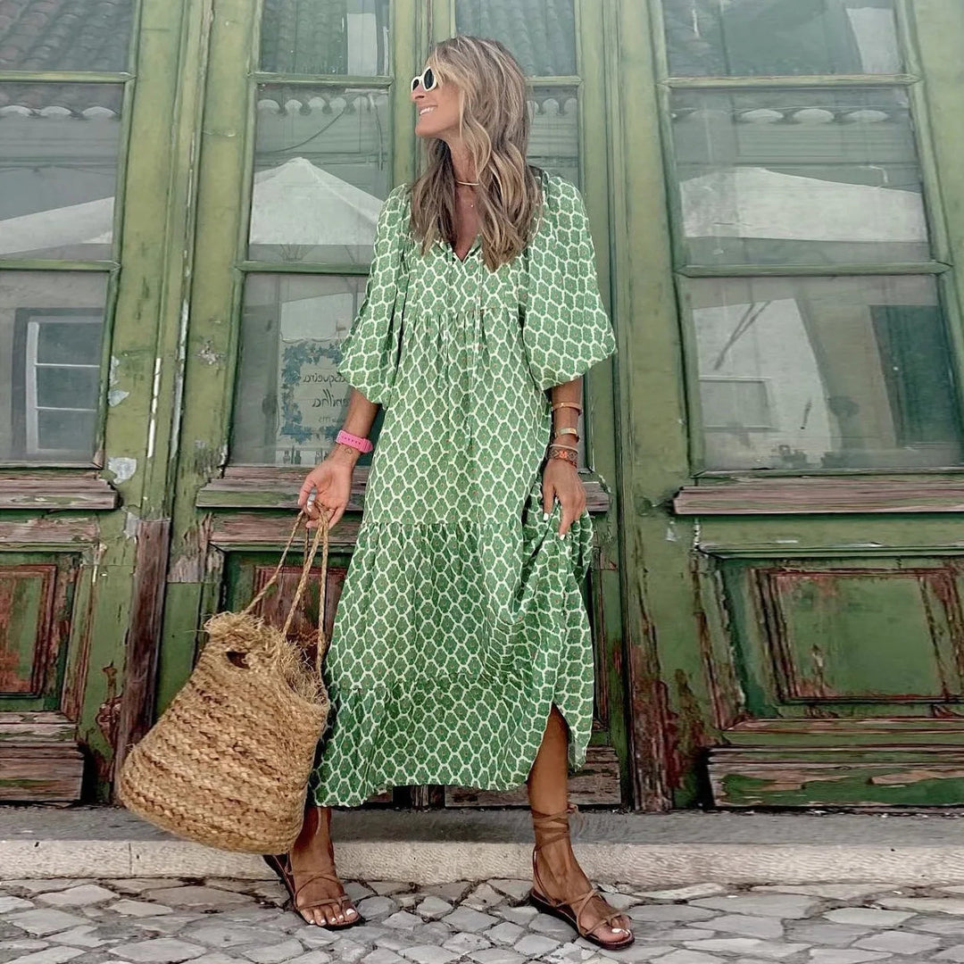 Teagan - Maxikleid - Bohème - Luxuriöse Materialien - Ideal für den Sommer für Damen
