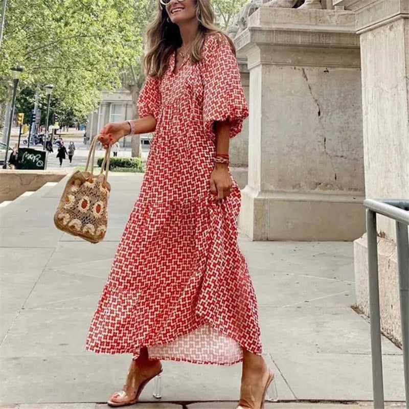 Teagan - Maxikleid - Bohème - Luxuriöse Materialien - Ideal für den Sommer für Damen
