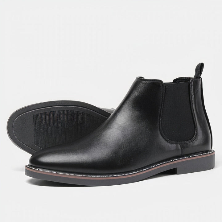 Herren Chelsea Boots im klassischen Look – Rutschfeste Winterstiefeletten mit elastischem Einstieg