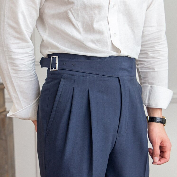 Zeke - Pantalon élégant pour homme avec boucle