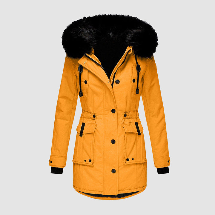 Ashley - winter jacket with fur hood