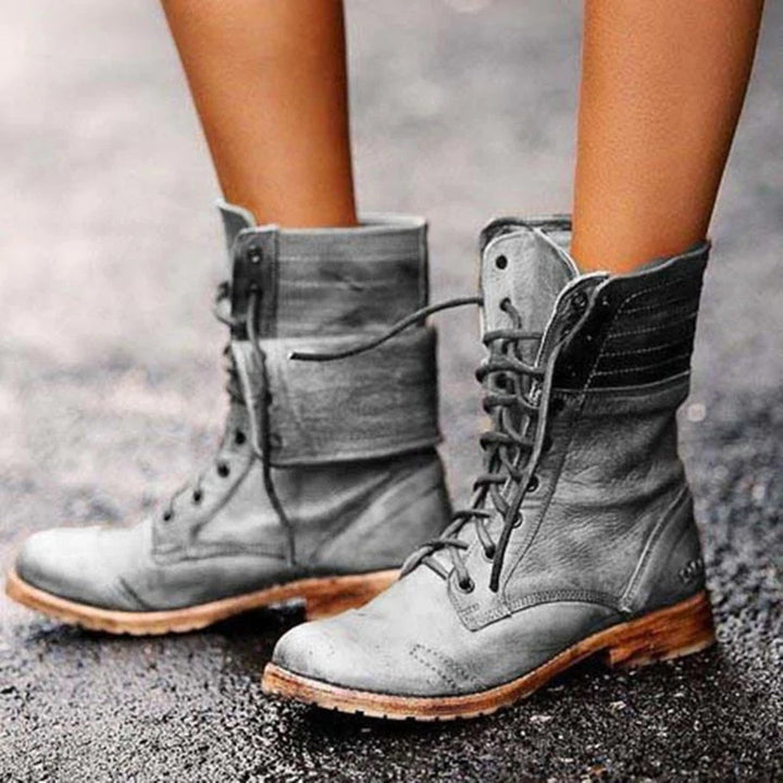 Elena - Bottes en cuir stylées