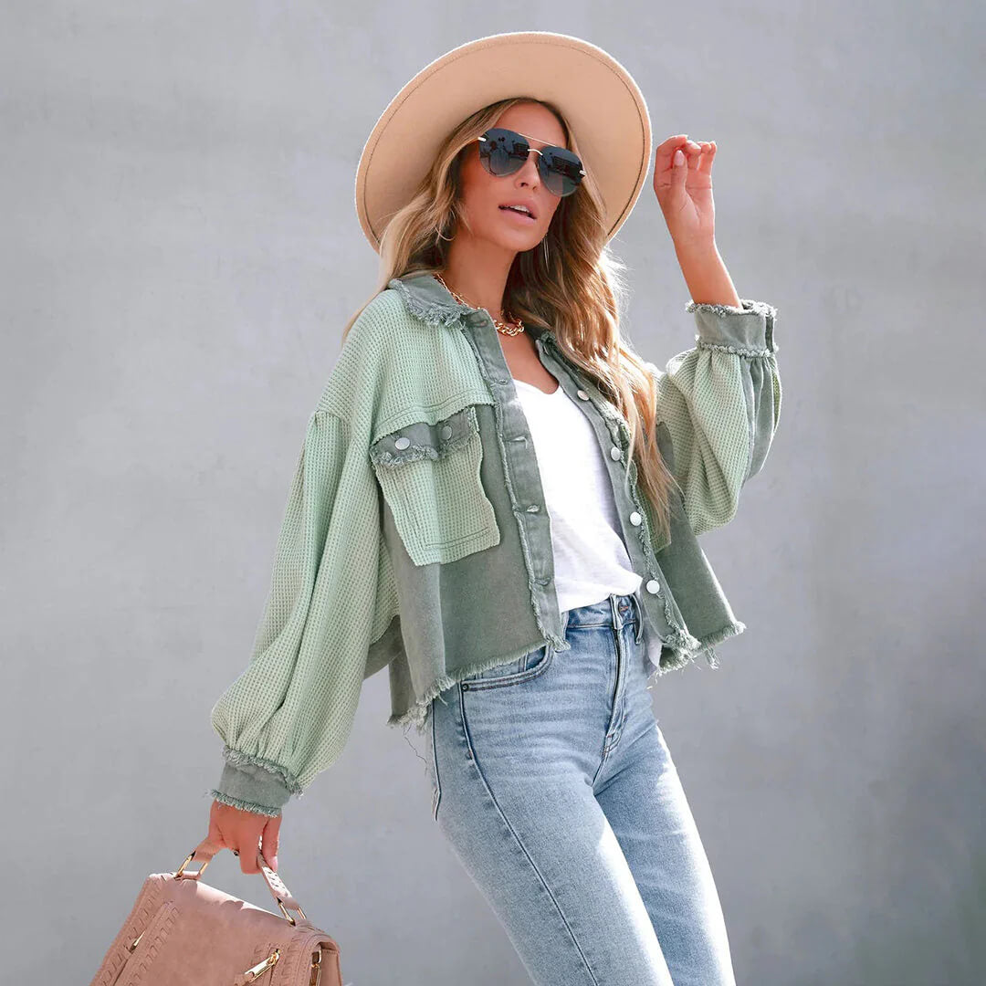 Rahel - Giacca - Elegante - Materiale lussuoso - Ideale per la primavera per donna