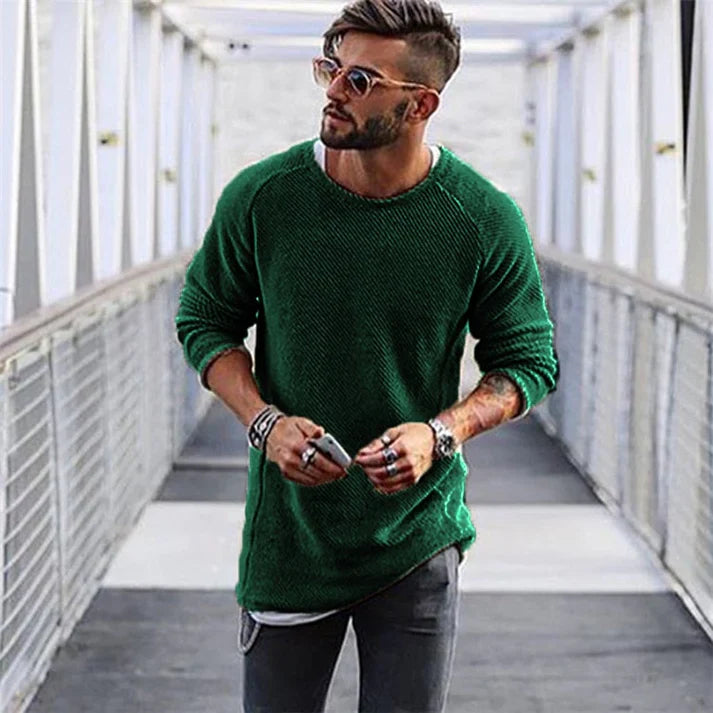 Maglione da uomo casual Maglione lungo alla moda
