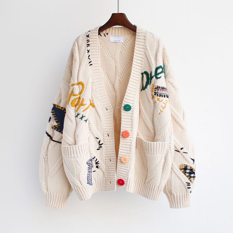 Emily - pull en maille élégant avec broderies