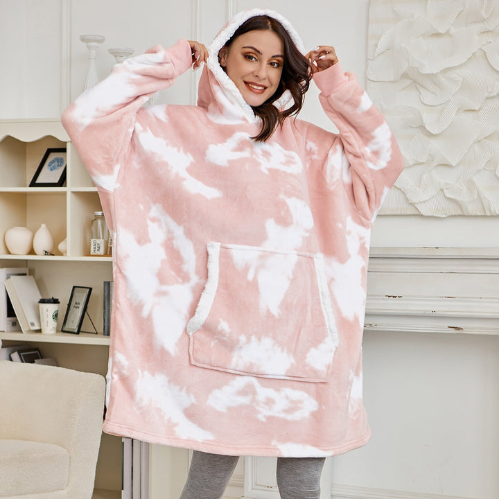 Caryn - délicieuse combinaison de sweat à capuche doux et de couverture douillette en un seul produit !