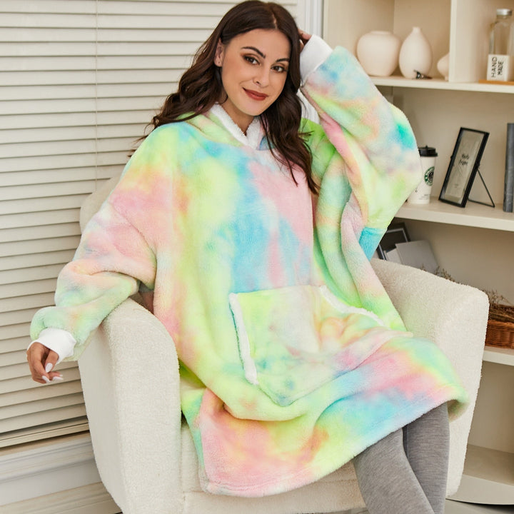 Caryn - délicieuse combinaison de sweat à capuche doux et de couverture douillette en un seul produit !
