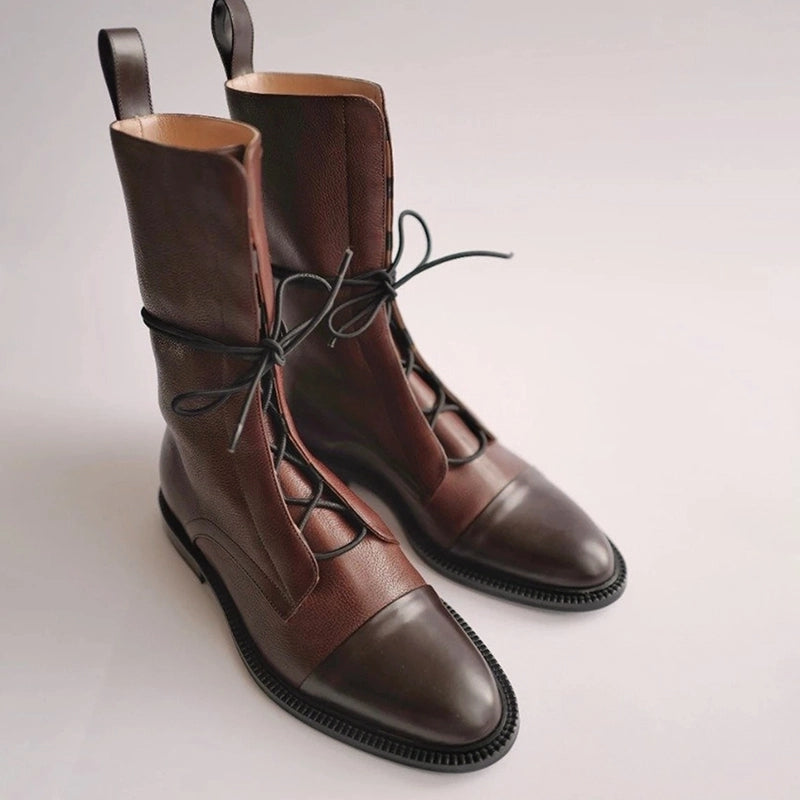 Savee - Britische Schnürstiefel