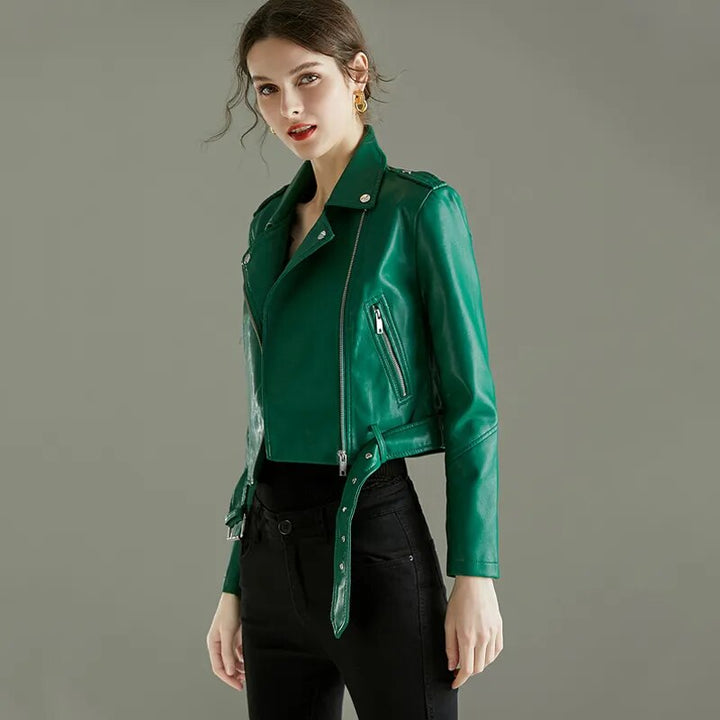 Giacca in pelle vegana Mari – Eleganza elegante e sostenibile