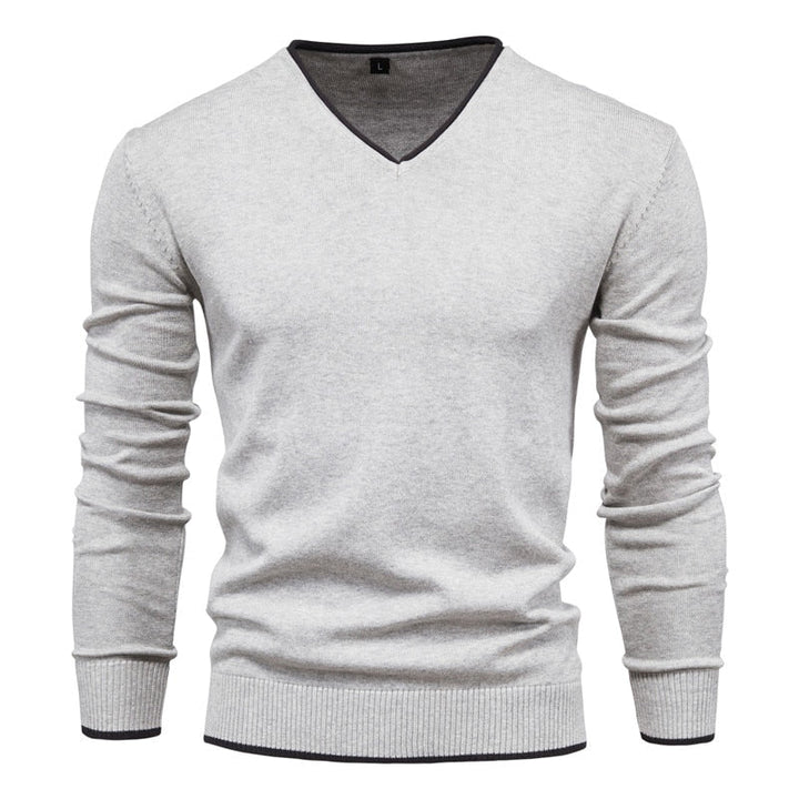 Dante - Slim Fit Pullover mit V-Ausschnitt