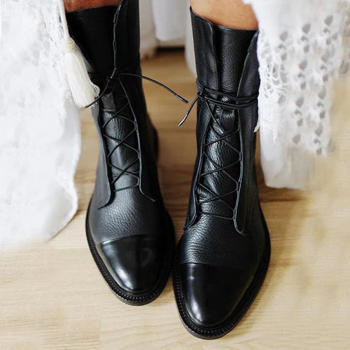 Bottes vintage classiques Gaboura avec talon pour femmes - de haute qualité, élégantes, chaudes et confortables