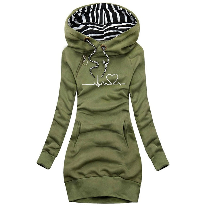 Pull-over Heartbeat - Robe pull d'hiver à la mode