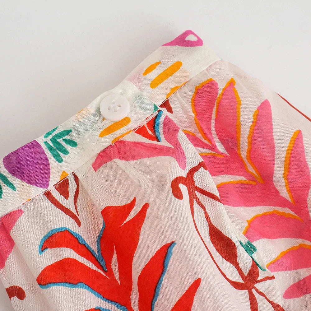 Karoline - Robe midi florale