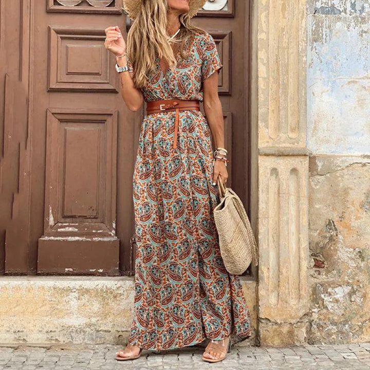 Karoline - robe avec imprimé paisley