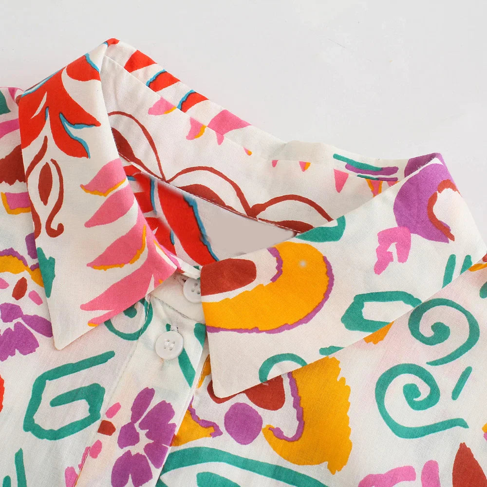 Karoline - Robe midi florale