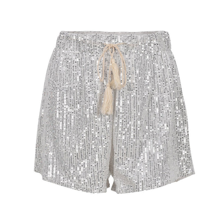 Glitzernde Shorts