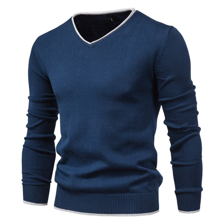 Dante - Slim Fit Pullover mit V-Ausschnitt