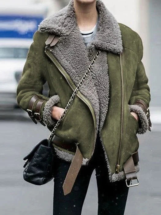 Caroline - Giacca con fibbie in pelle