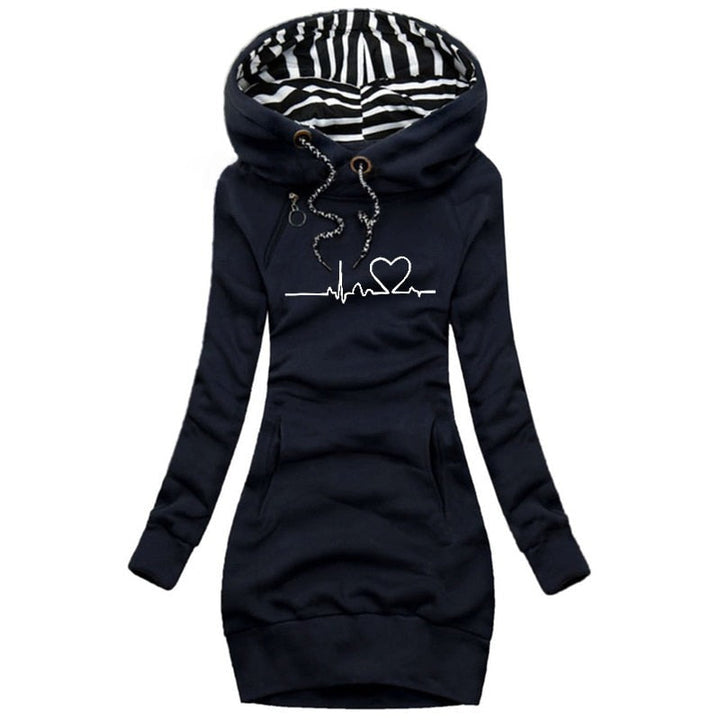 Pull-over Heartbeat - Robe pull d'hiver à la mode