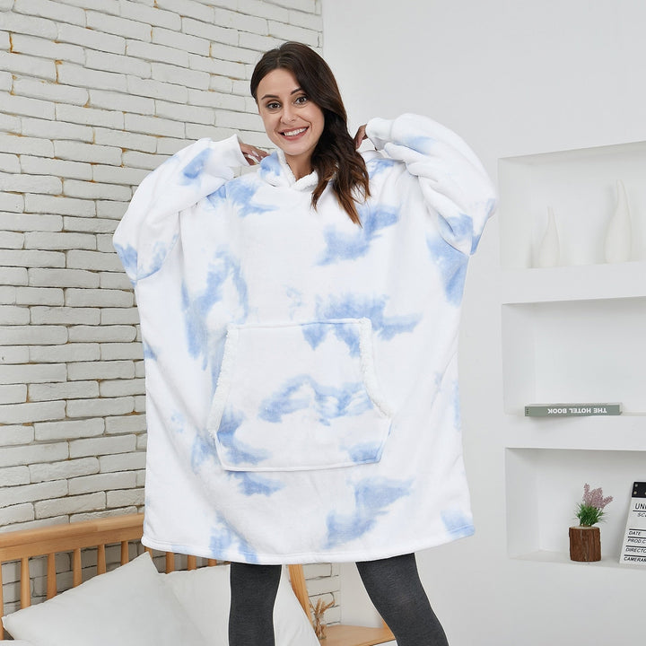 Caryn - délicieuse combinaison de sweat à capuche doux et de couverture douillette en un seul produit !