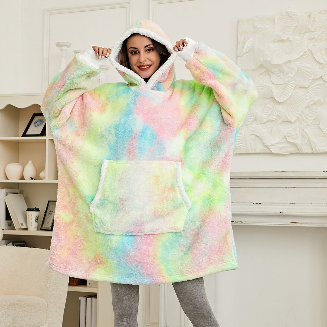 Caryn - délicieuse combinaison de sweat à capuche doux et de couverture douillette en un seul produit !
