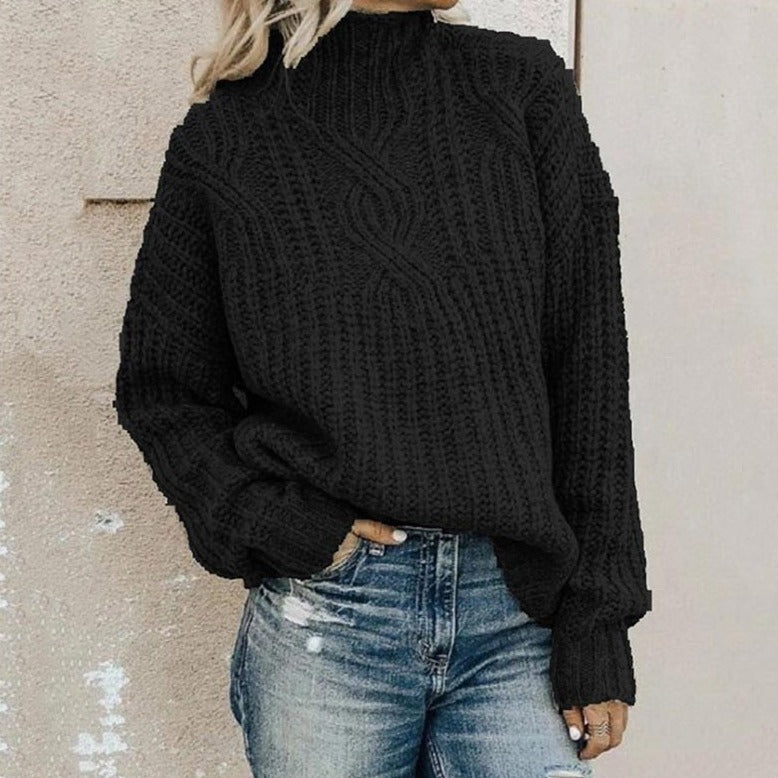 Francine - Pull à col roulé grande taille