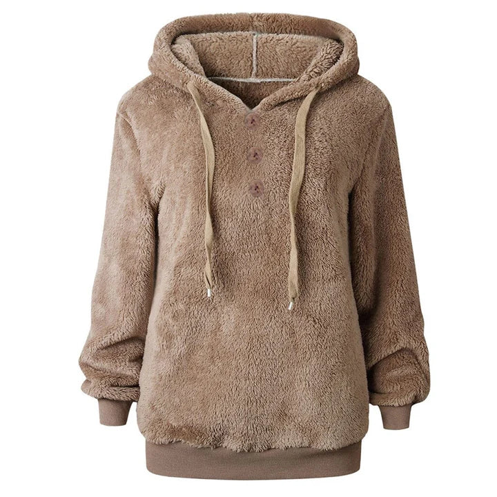 Susi - sweat-shirt polaire doux pour femmes avec capuche