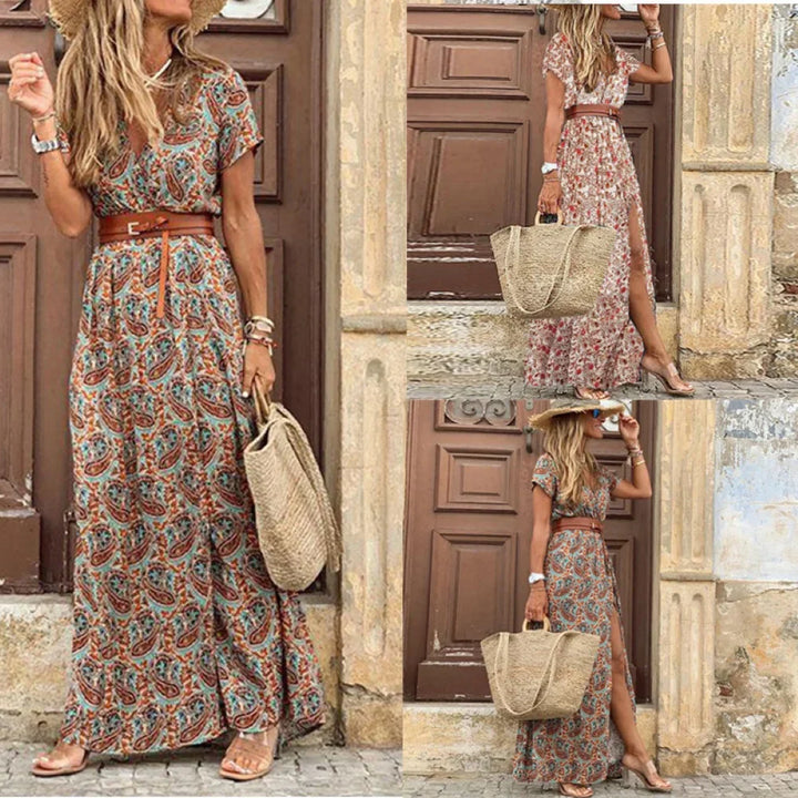 Karoline - robe avec imprimé paisley
