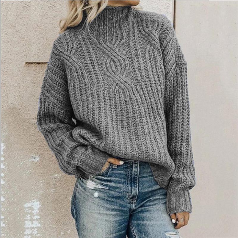 Francine - Pull à col roulé grande taille