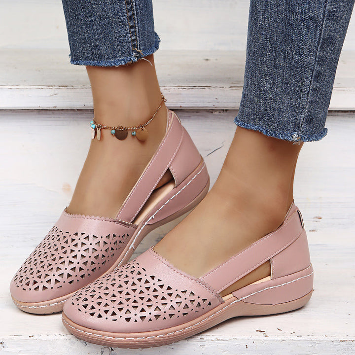 Sandales pour femmes intemporelles avec talon épais – Élégantes & Confortables