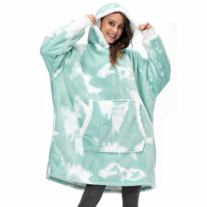 Caryn - délicieuse combinaison de sweat à capuche doux et de couverture douillette en un seul produit !
