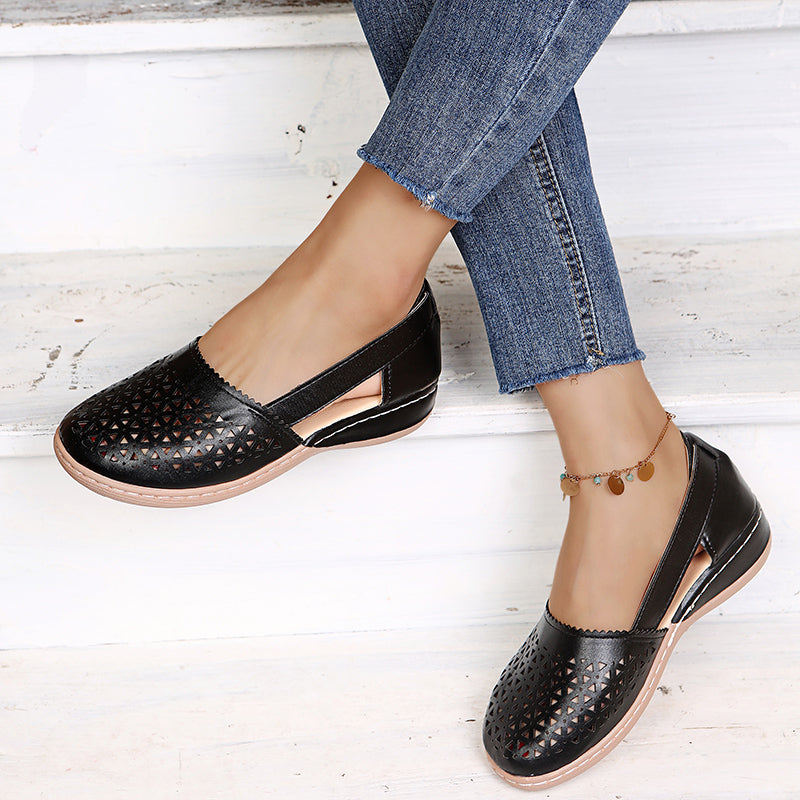 Sandales pour femmes intemporelles avec talon épais – Élégantes & Confortables