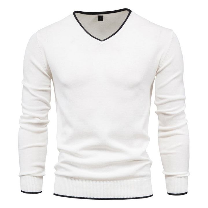 Dante - Slim Fit Pullover mit V-Ausschnitt