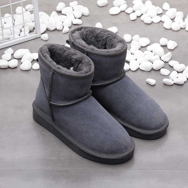 Fabienne Knöchel bottes de neige en cuir véritable
