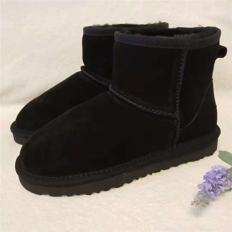 Fabienne Knöchel bottes de neige en cuir véritable