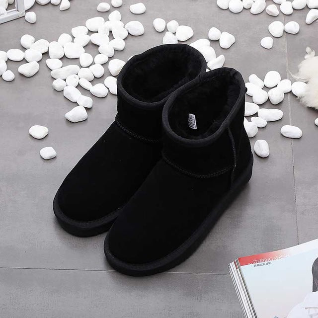 Fabienne Knöchel bottes de neige en cuir véritable