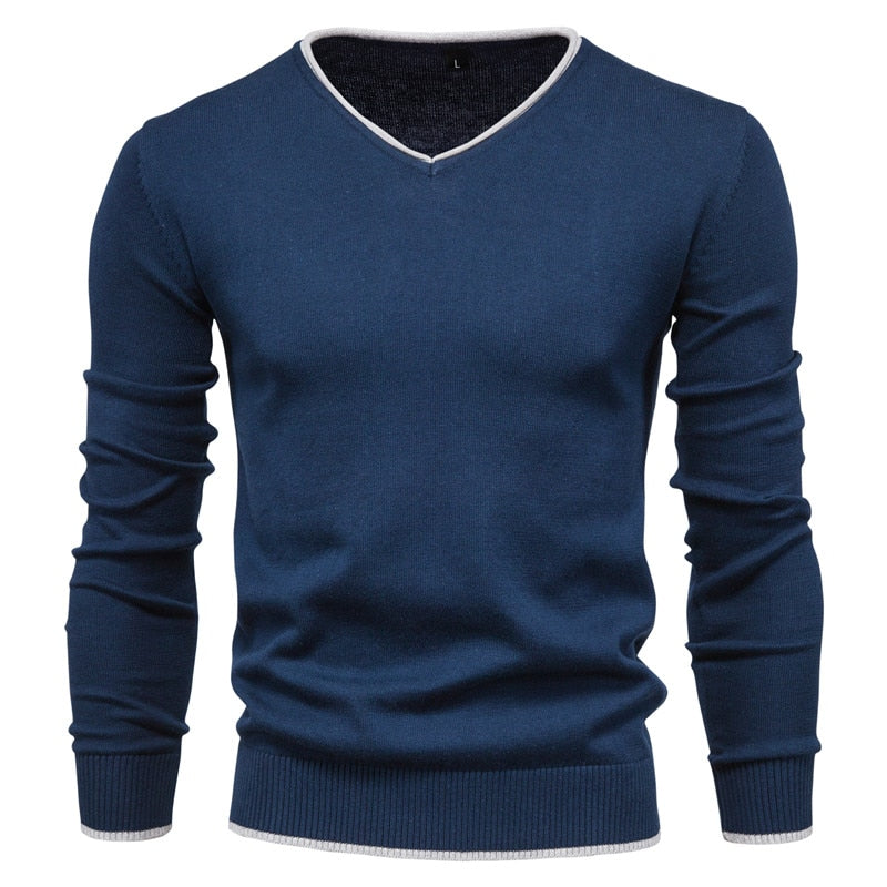 Dante - Slim Fit Pullover mit V-Ausschnitt
