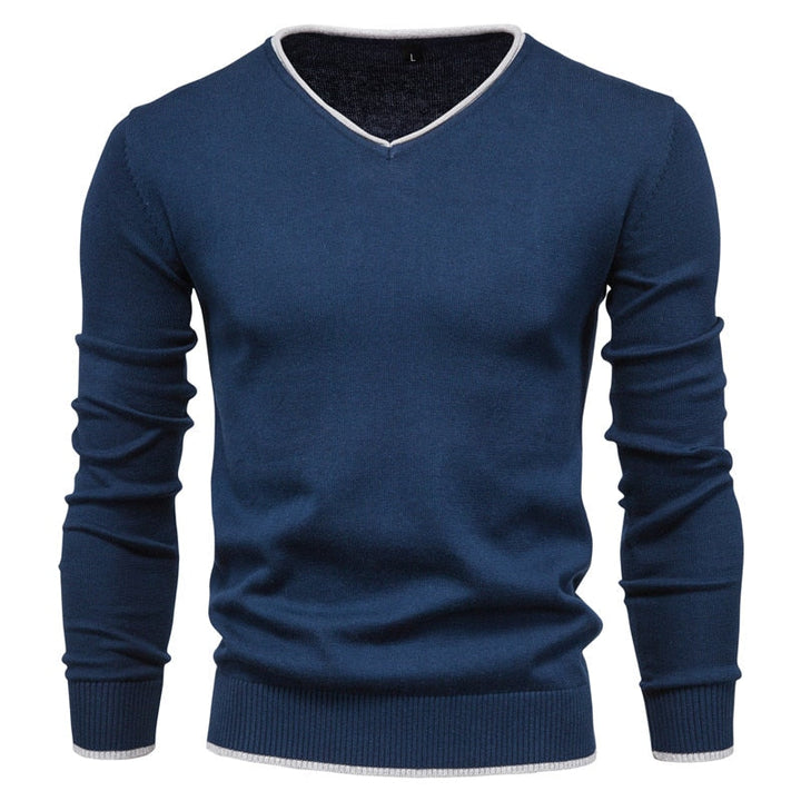 Dante - Slim Fit Pullover mit V-Ausschnitt
