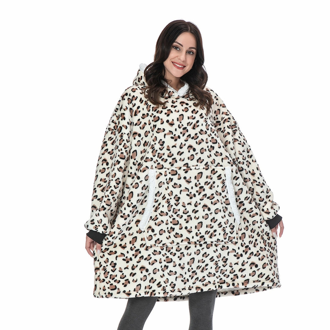 Caryn - délicieuse combinaison de sweat à capuche doux et de couverture douillette en un seul produit !