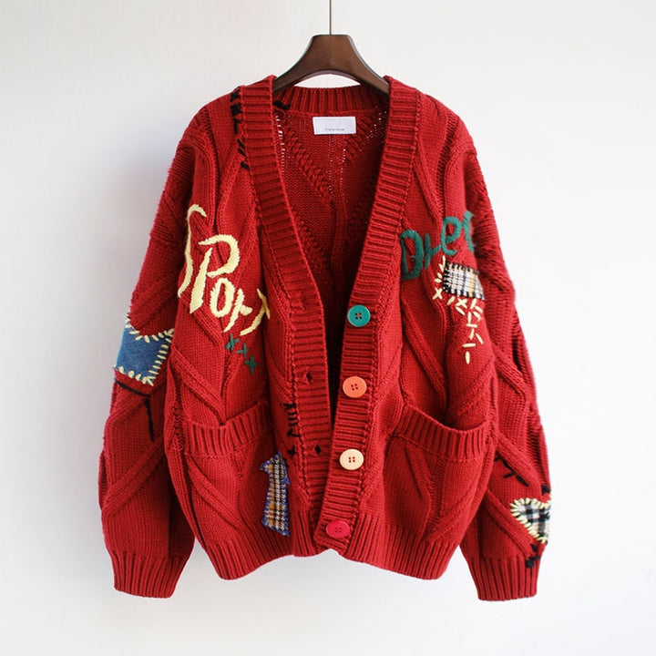 Emily - pull en maille élégant avec broderies