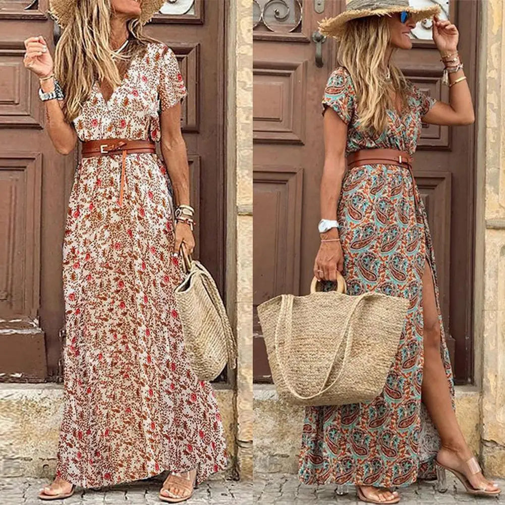 Karoline - robe avec imprimé paisley