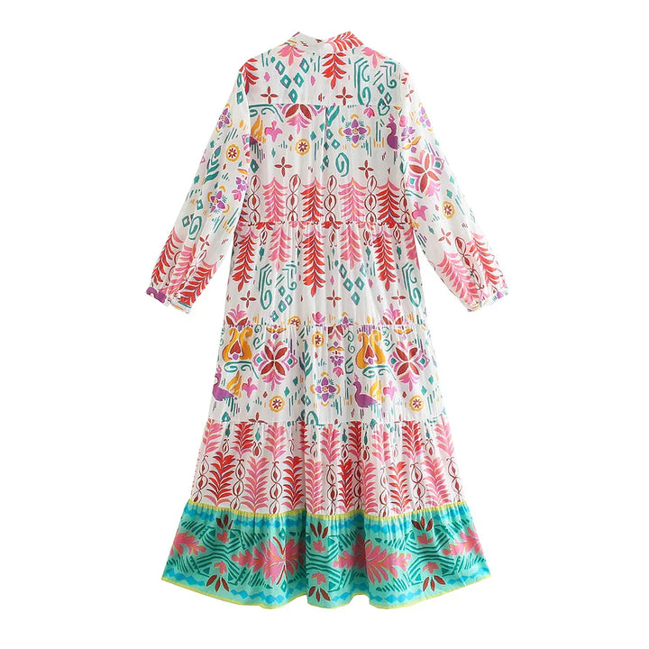 Karoline - Robe midi florale