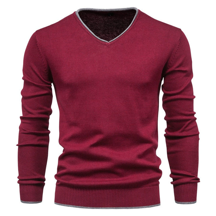 Dante - Slim Fit Pullover mit V-Ausschnitt