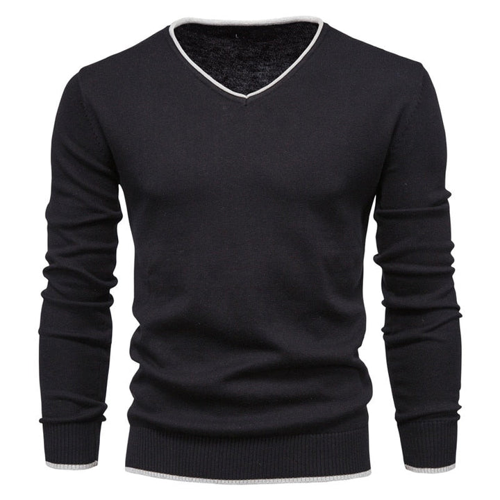 Dante - Slim Fit Pullover mit V-Ausschnitt
